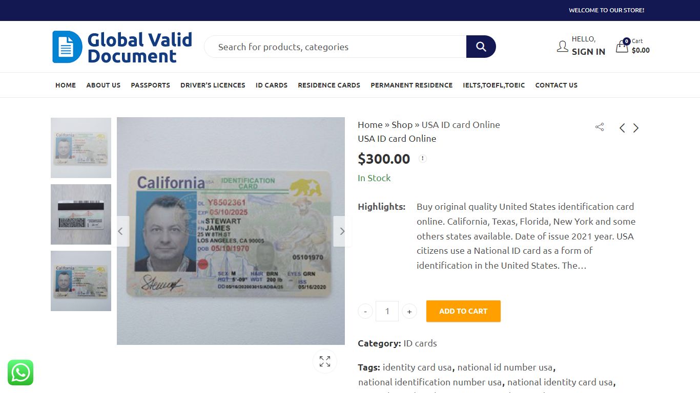 USA ID card Online | Apply for an ID Card - National Identification Cards